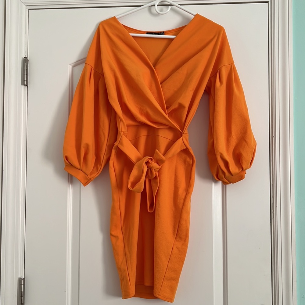 Yellow/Orange BooHoo dress